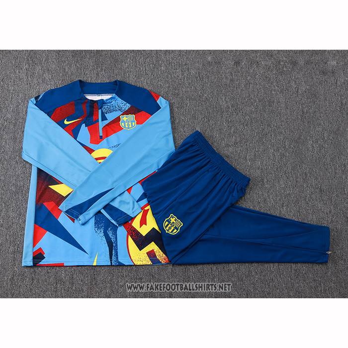 Sweatshirt Tracksuit Barcelona Kid 2025-2026 Multicolor